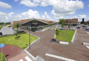 Winkelcentrum en woningen Hanzewijk Kampen