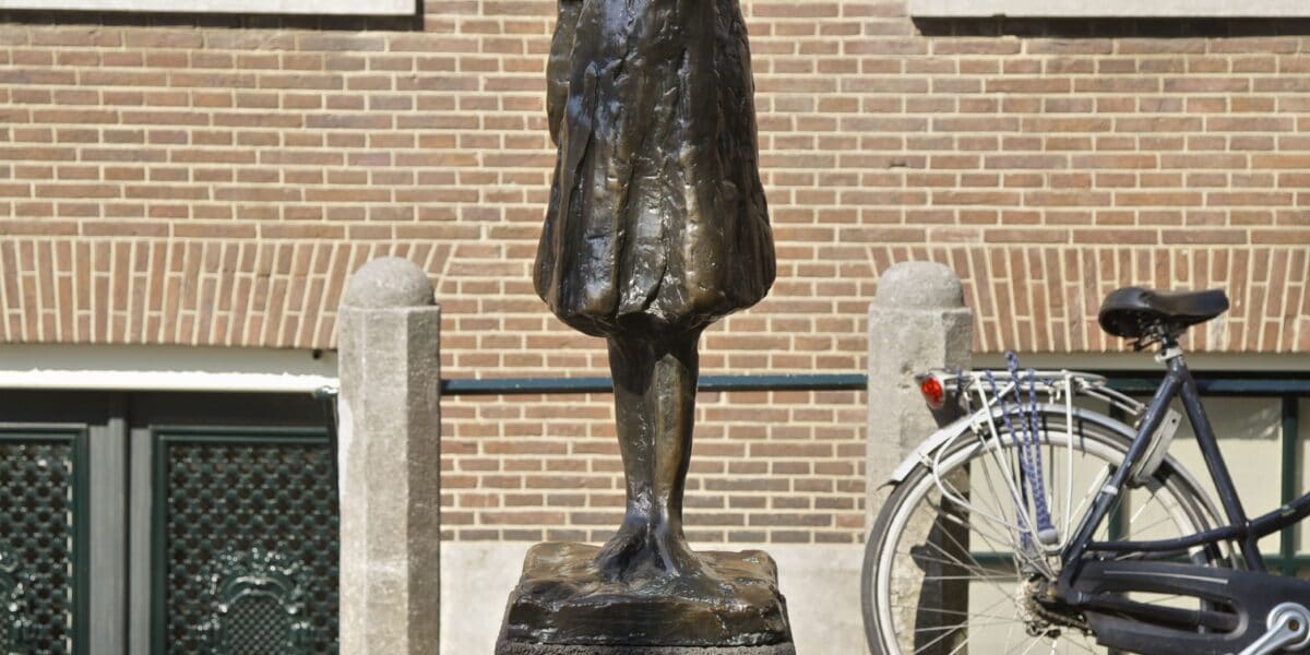 Anne Frank in Amsterdam, Holland, Europe