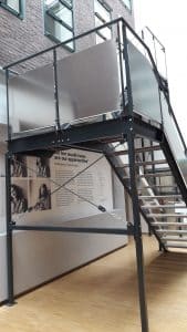 Tijdelijke trap Anne Frank Huis