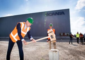 Eerste handeling nieuwbouw Scania Hasselt